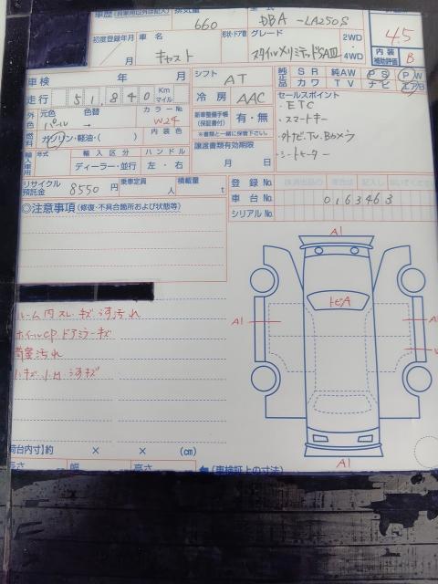 ダイハツ キャスト スタイルX リミテッド SA3