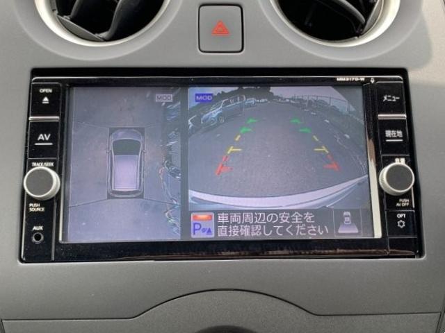 日産 ノート X アラウンドビューモニターLEDヘッドライト付き